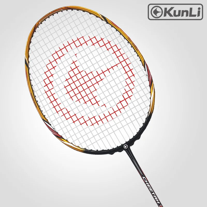 Бесплатная доставка 100% оригинальная ракетка для бадминтона KUNLI CHEETH T9 полностью