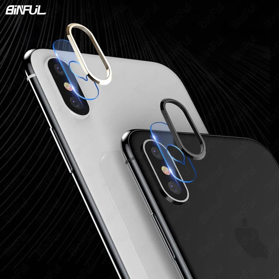 Для Apple iPhone Xs Max X XR Защита объектива камеры мягкое закаленное стекло для задней