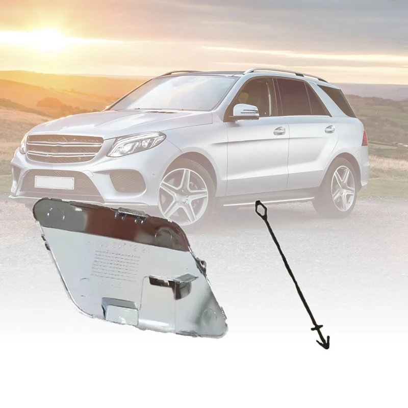 Задний стержень автомобиля крышка гкузов прицепа бампер Tow Cap для Mercedes-Benz ML W166
