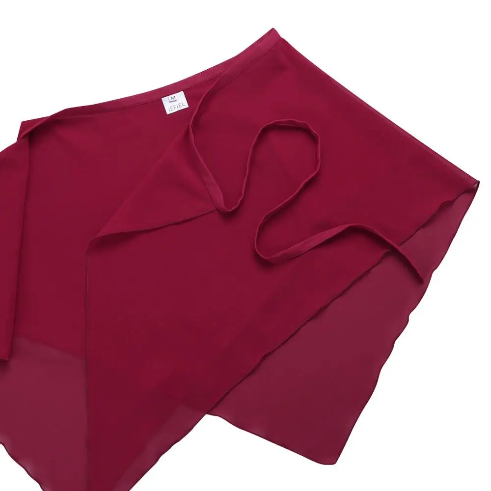 Женская балетная пачка танцевальное платье асимметричная обертка танцевальная