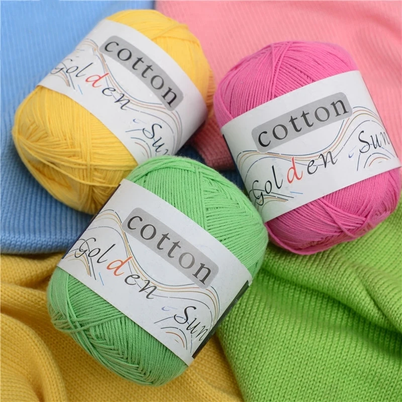 

1pc=50G Milk Cotton Yarn for Hand Knitting Acrylic Wool Knit Yarn Crochet Scarf Hat Yarn DIY Line Threads Handmade Thick Yarn