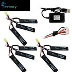 Аккумулятор для водяного пистолета 11,1 В 3S 2200 мАч 35C 11,1 В аккумулятор и зарядное устройство для AKKU Mini Airsoft BB Воздушный пистолет детали для электрических игрушек RC