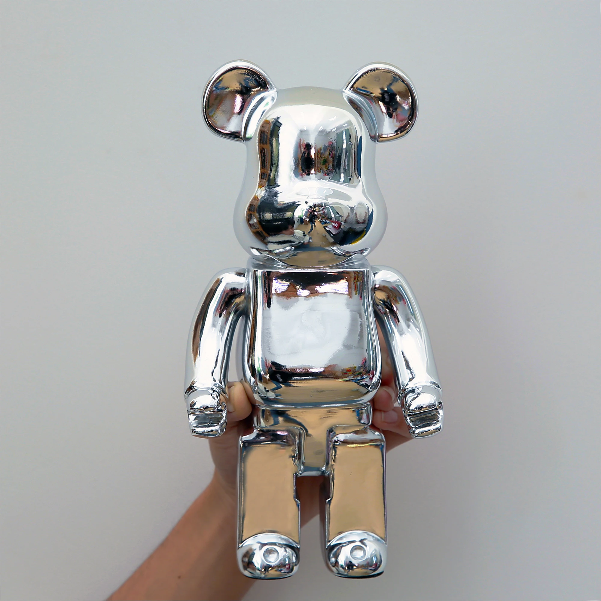 

Home Decoration 28Cm Bearbrick 400% Be@rbrick Games New Year's Gift Tide Play Model Plating Resin Electronic Games Kids Toys