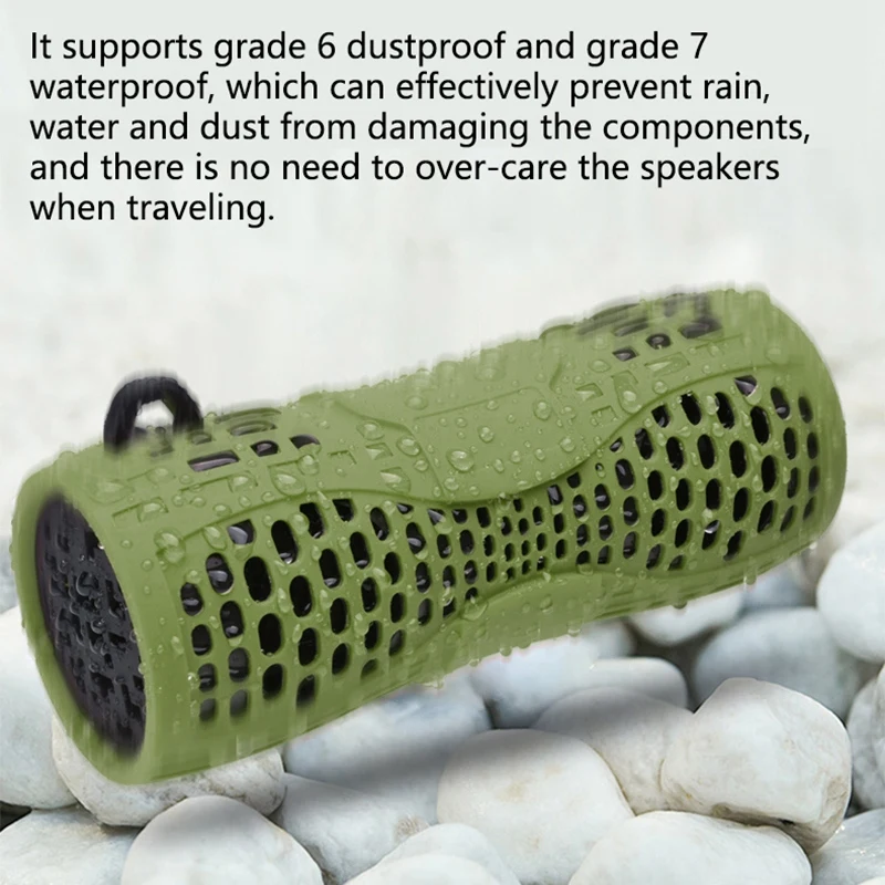 Большая мощность Bluetooth динамик водонепроницаемый портативный Колонка супер бас