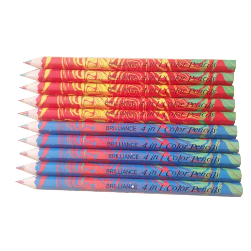 

Набор из 10 шт. радужных строительных планшетов с шестигранным корпусом