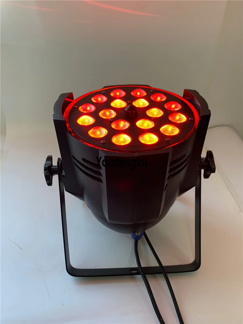 24 pcs 18*10W rgbw 4in1 dmx LED Par Light RGBW Stage par can zoom led light | Лампы и освещение