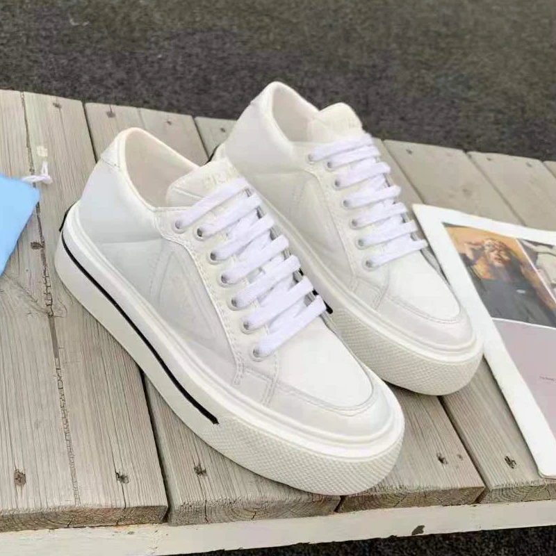 

2021 Men / Women Sneakers Real Leather Fashion Flats Shoes Woman Brand Casual Couples Daily Spring Lady Footwear Size 35-46