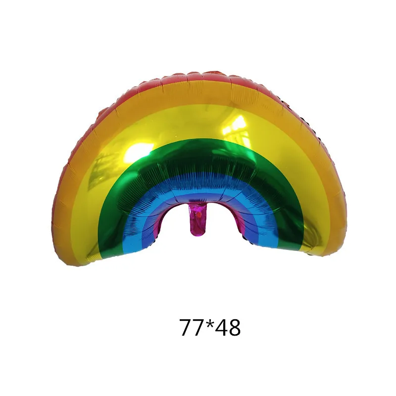 Воздушный шар из алюминиевой пленки в виде облака и радуги | Дом сад