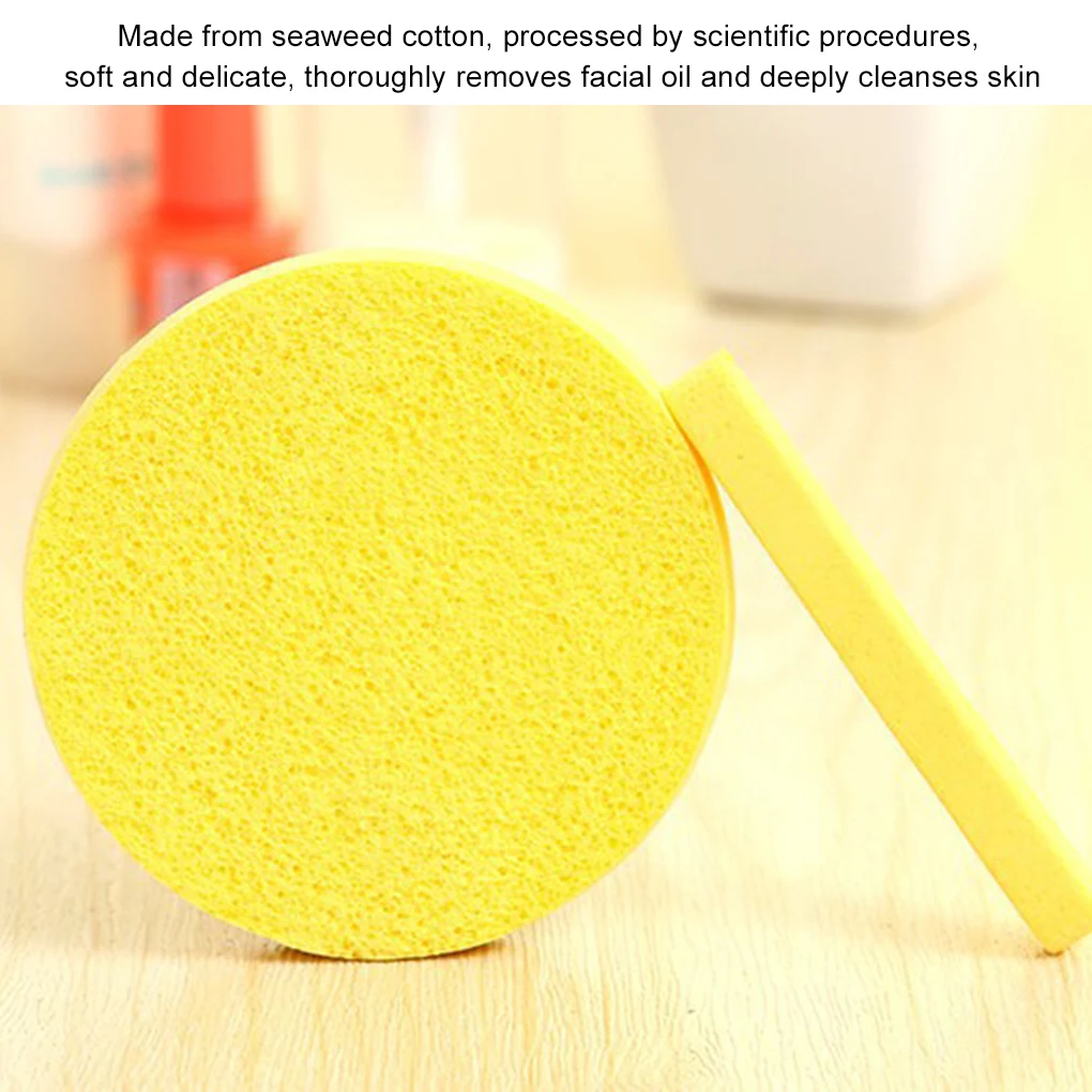 

12PCS/Set Cosmetic Puff Compressed Cleaning Sponge Facial Clean Washing Pad Remove Makeup Skin Care Tool 5 packs wholesale