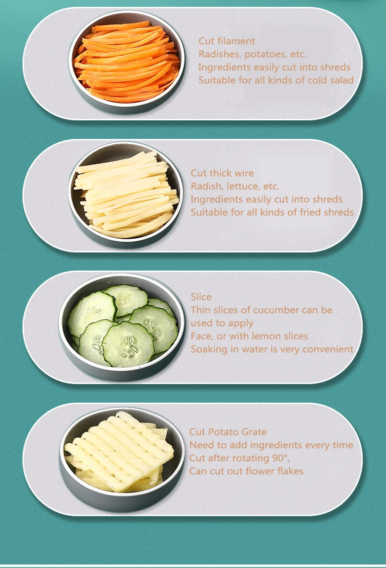 Многофункциональная овощерезка ручной слайсер терка для картофеля моркови