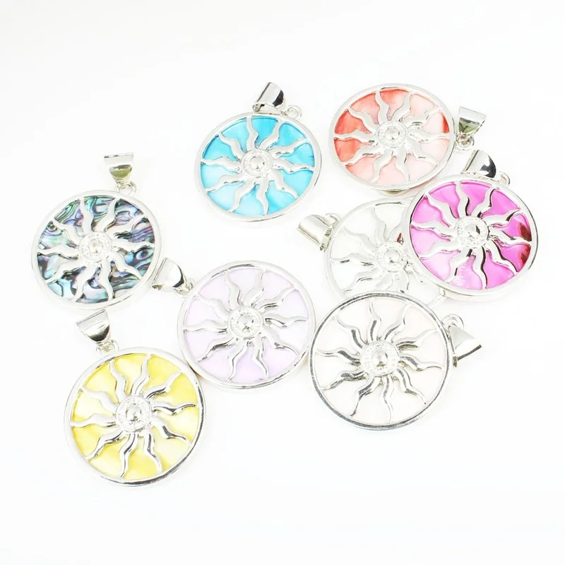 Ожерелье с подвеской в виде подсолнуха 5 цветов | Украшения и аксессуары