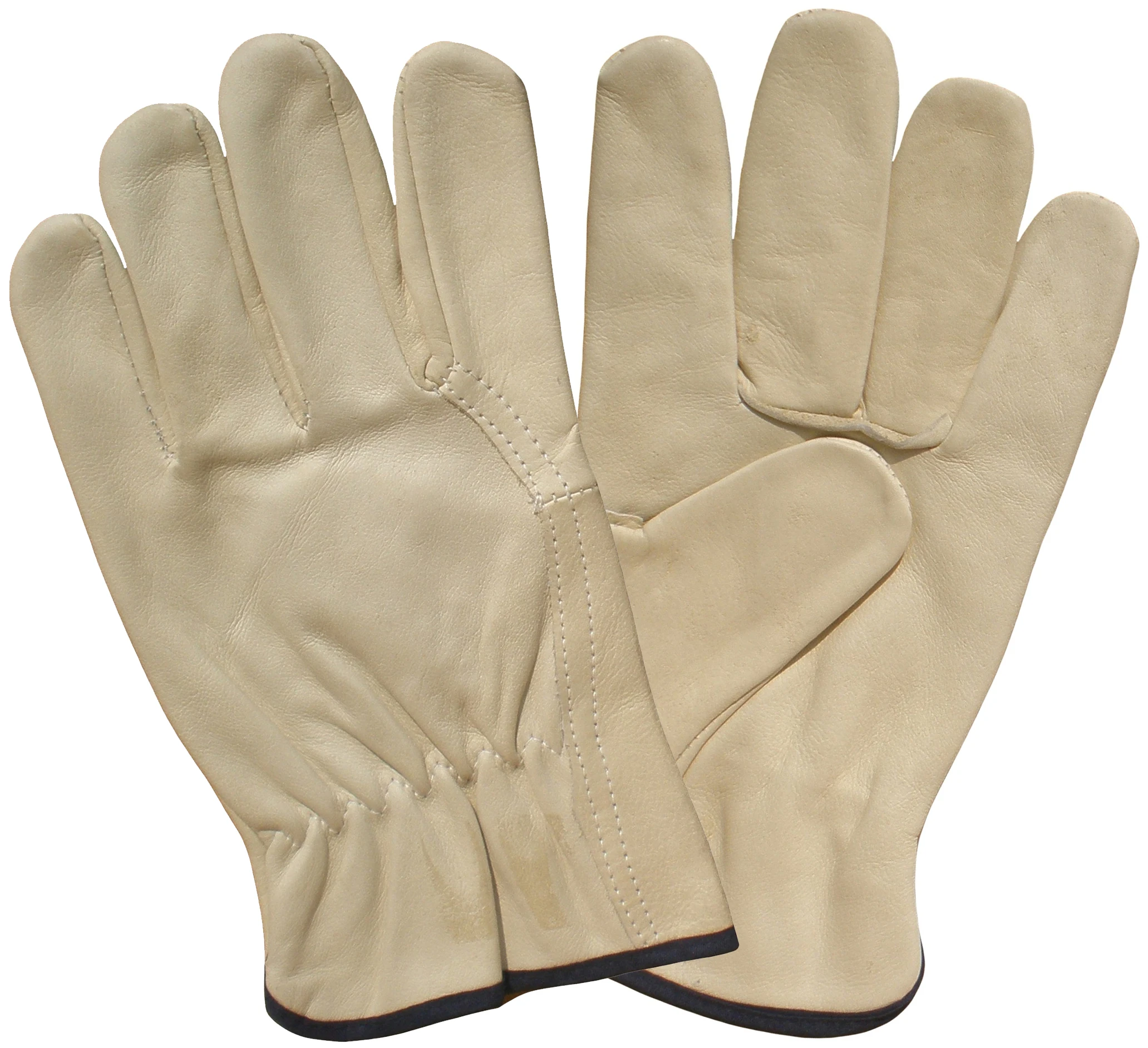 Защитные перчатки из телячьей кожи для водителя роскошные рабочие мягкой