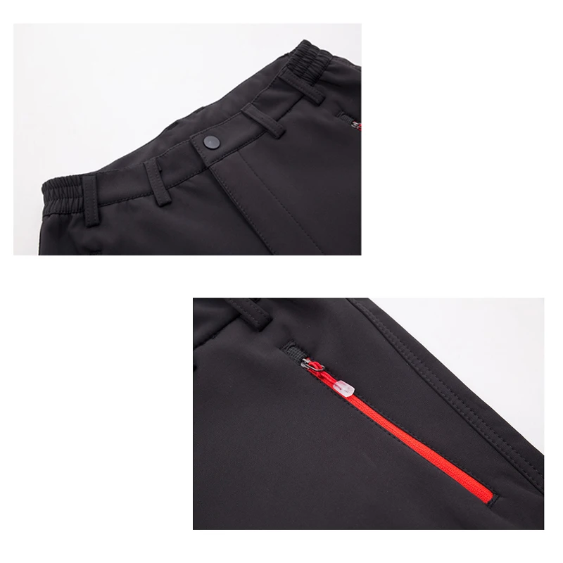 Мужские Водонепроницаемые Походные штаны для кемпинга мягкие лыжные с мягкой