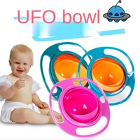 childrens bowl 360 baby degree rotating balance gyro bowl ufo plates and gadgets feeding toddler kids plate for dishes kids