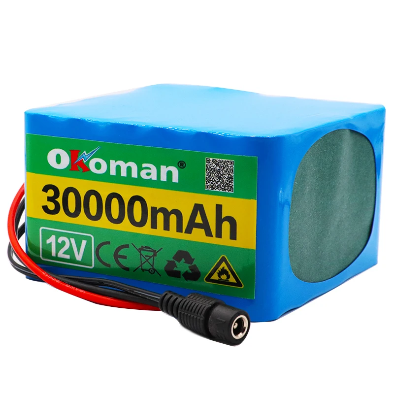 Литиевый аккумулятор высокой мощности для инвертора 12 В 30 Ач 3 шага 12P 6 в 30000 мАч