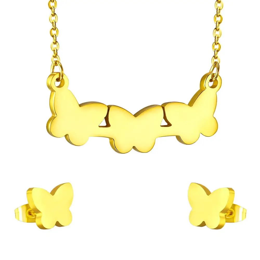 LUXUKISSKIDS красивые серьги в форме цветка подвеска Свадебные Ювелирные наборы для