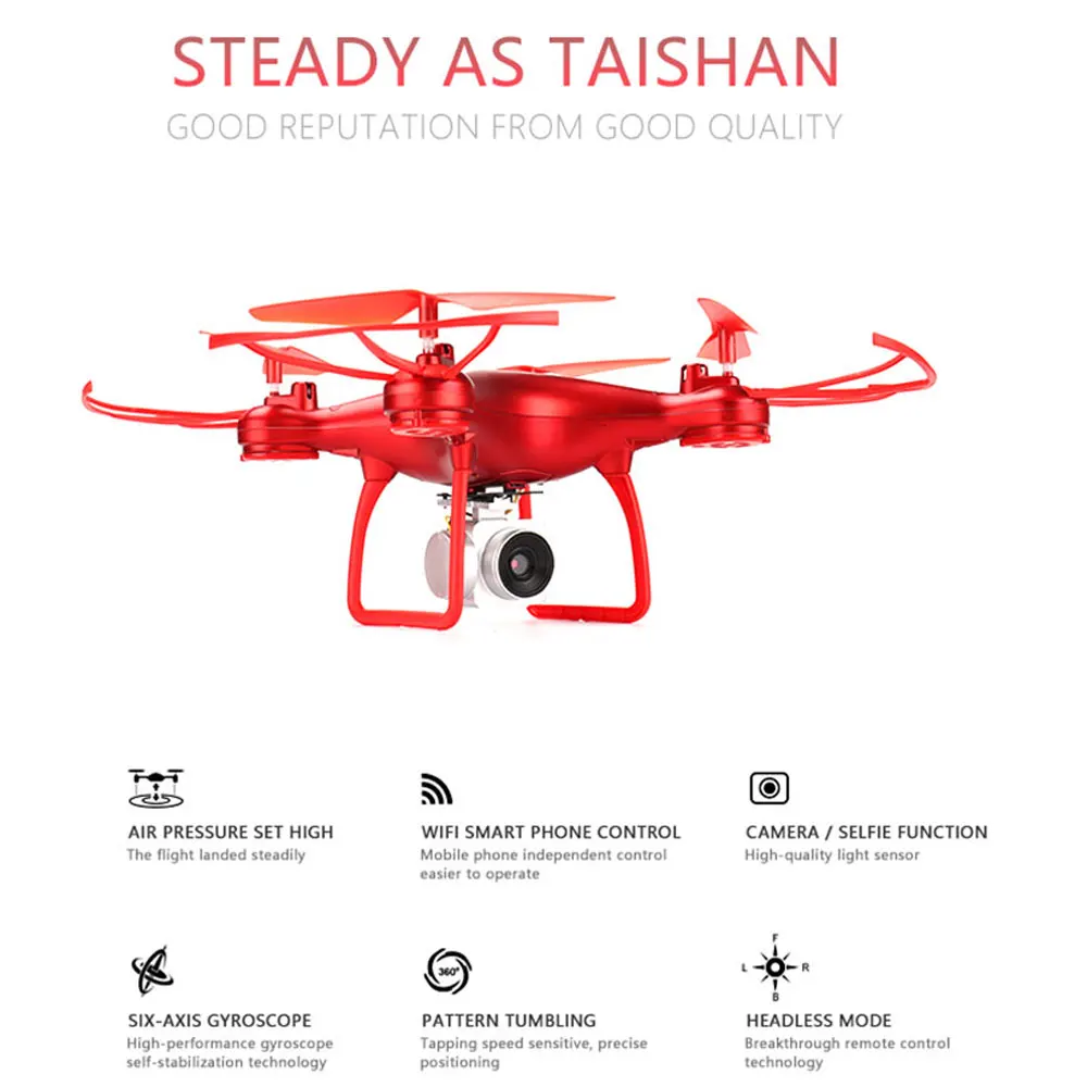 Дрон 2019 с камерой на радиоуправлении Z008 720P WiFi FPV постоянное давление воздуха RC