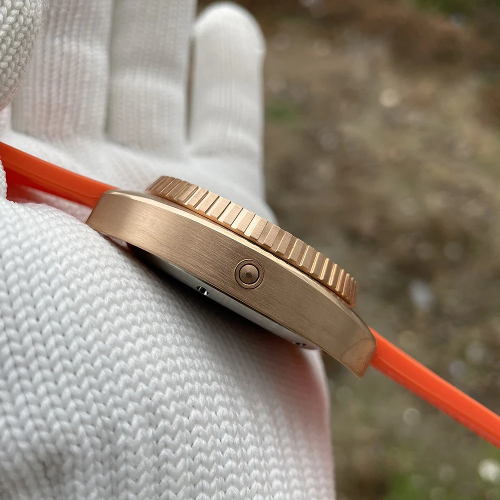 للبيع جديد SD1973S الصلب صمام العادم BGW9 الأزرق مضيئة الطلب البرونزية حالة 500 متر مقاوم للماء اليابان NH35 الرجال الميكانيكية ساعة غوص