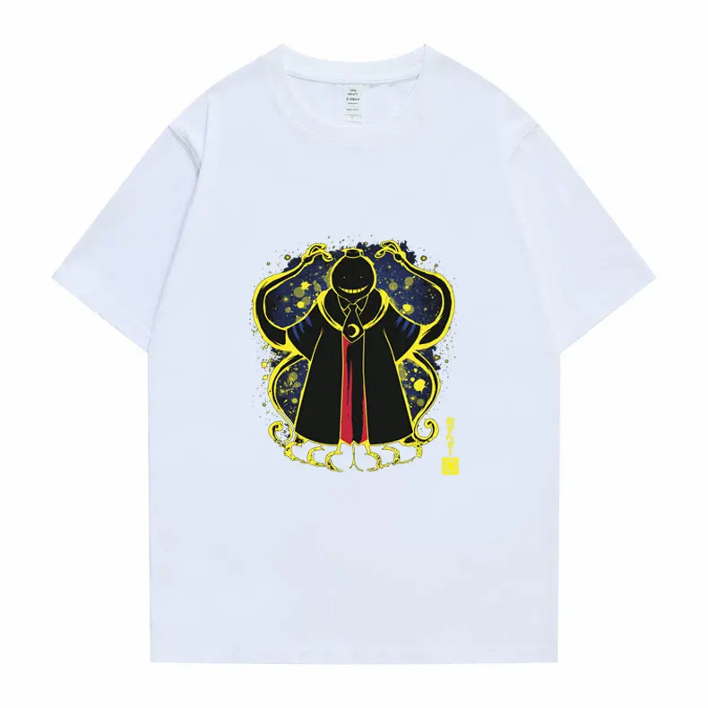 

Anime Assassination Classroom Korosensei Print Tshirt Men Women Oversized Vintage Tees Short Sleeve Japanese Trend T-shirt Tops