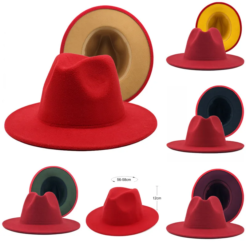 

Женская винтажная фетровая шляпа с широкими полями, из шерсти и хлопка