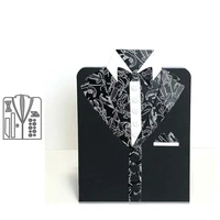 2021 new mens suit shirts metal cutting dies craft for scrapbooking handmade knife mould blade punch stencils dies cut model
