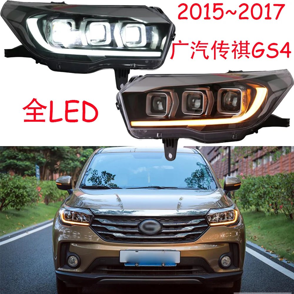 2015 ~ 2017 автомобильный bupmer головной светильник для Trumpchi GS4 автомобильные