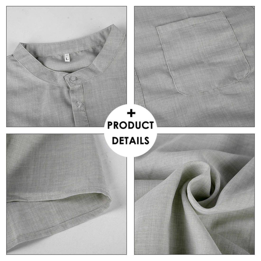 

2021 Men's Casual Blouse Cotton Linen Shirt Loose Tops Short Sleeve Tee Shirt Spring Autumn Summer Casual Handsome Men Shirt