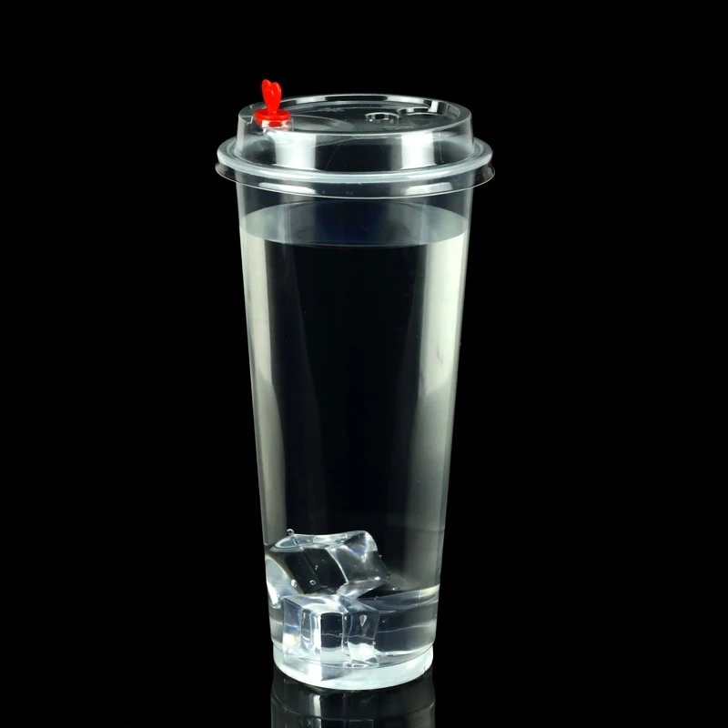 500 шт 90 Калибр прозрачный одноразовый пластиковый стаканчик для вечеринки дня