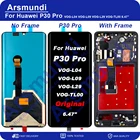 Оригинальный AMOLED-дисплей для Huawei P30 Pro, ЖК-дисплей, телефон, зеркальный ЖК-дисплей, сенсорный экран, дигитайзер, замена P30Pro