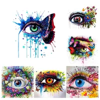 5d diy diamond painting eye flower cross stitch kits full squareround drill embroidery mosaic picture of home decoration