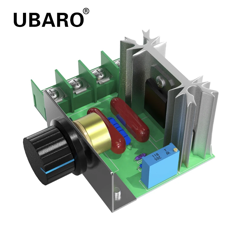 UBARO 2000 Вт тиристорный регулятор напряжения контроллер скорости двигателя
