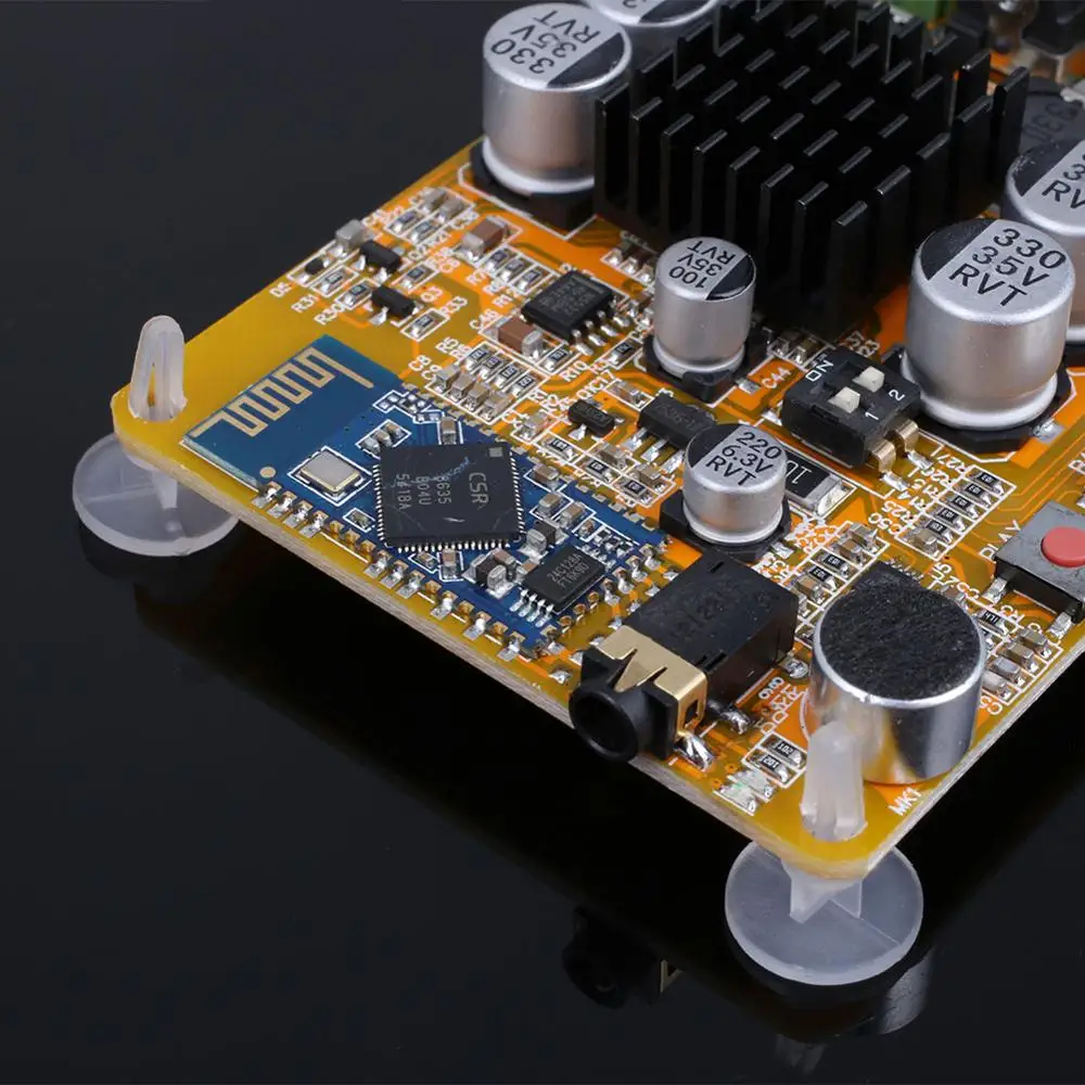 Плата усилителя Bluetooth 4 0 TDA7492 2*50 Вт цифровой усилитель двухканальный CSR8635 AUX