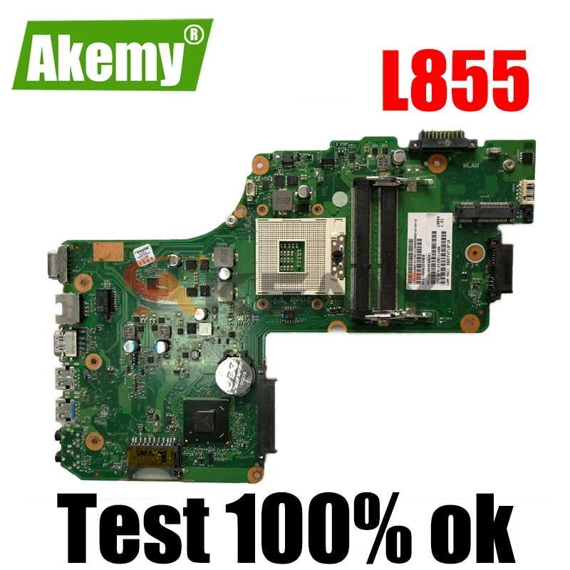 

V000275490 материнская плата для ноутбука Toshiba Satellite L855 C855 Материнская плата ноутбука DK10F-6050A2541801-MB-A02 HM76 100% полностью протестирована