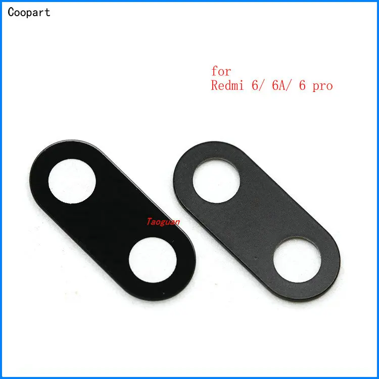 Новые запасные стекла для объектива задней камеры 2 шт./лот петарт Xiaomi Redmi 6 6pro 6A S2 Y2