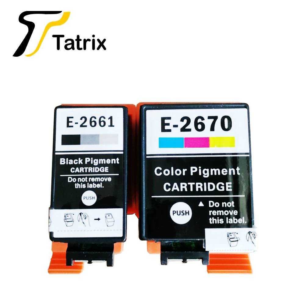 Совместимые чернильные картриджи Tatrix для T2661 T2670 T266 T267 зеркальные Epson