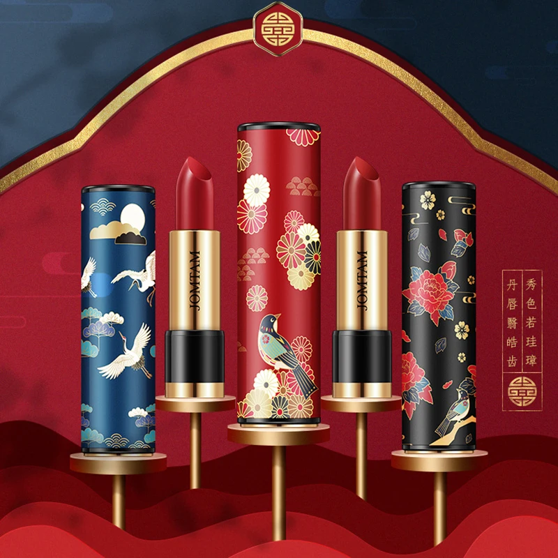 Стойкая Увлажняющая губная помада в китайском стиле с антипригарным покрытием