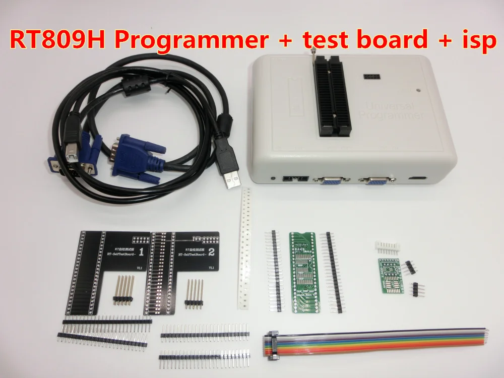 Новейшее программное обеспечение RT809H emmc-nand вспышка чрезвычайно быстрый Универсальный программатор TSOP56 TSOP48 BGA63