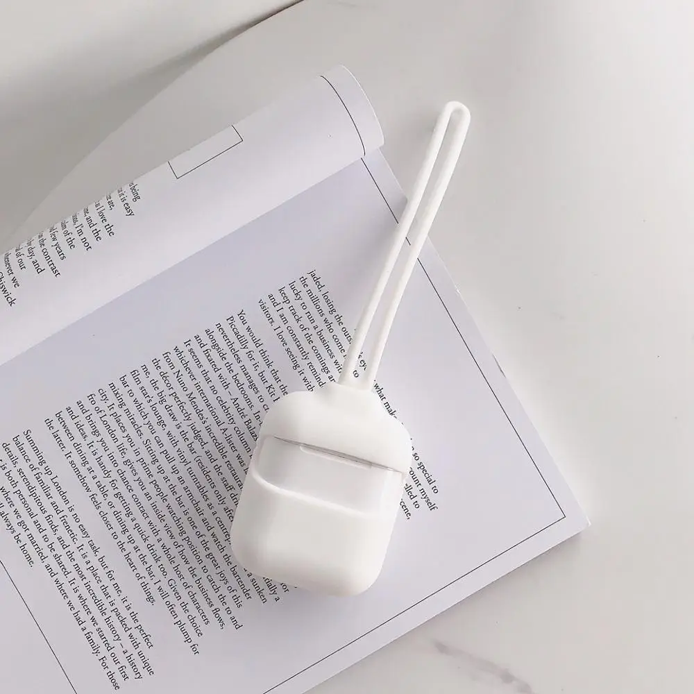 Белый Чехол для AirPods новейший для бега спортивный защитный чехол для Air pods i12 i30 i7s i9s i11 Tws беспроводной чехол для наушников - Цвет: Белый