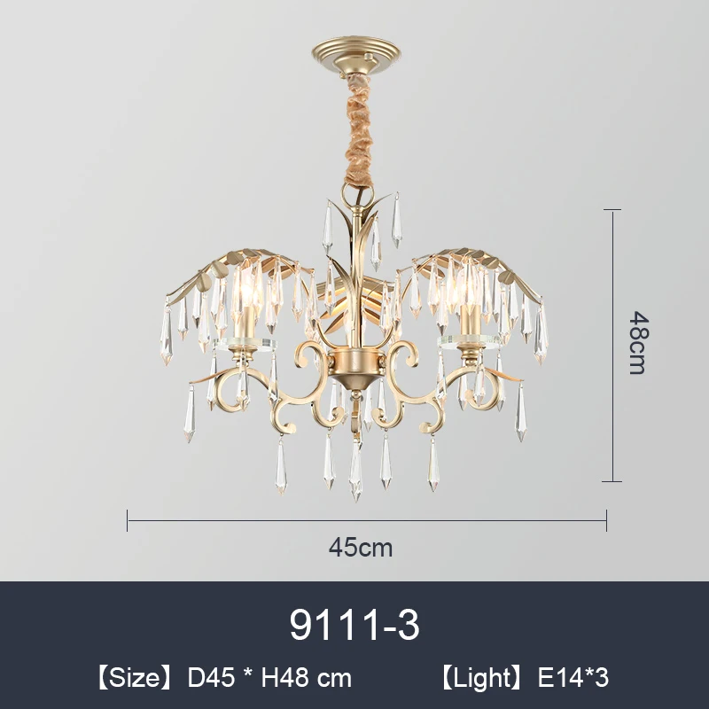 3lights Современный светодиодный хрустальный светильник с золотыми люстрами для кухни, гостиной, скандинавской люстры, светильник для бара, ресторана - Цвет абажура: 3lights