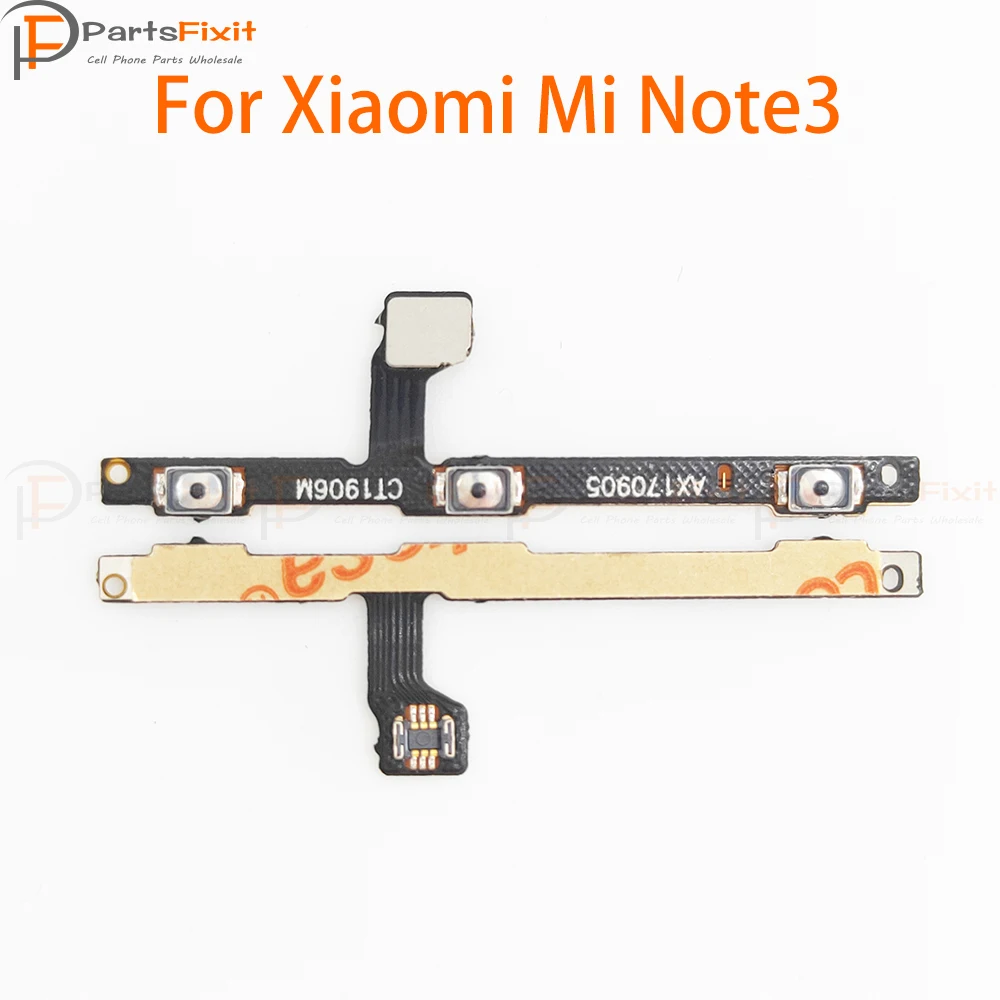Боковая кнопка регулировки громкости гибкий кабель питания для Xiaomi Mi Note 3 Note3