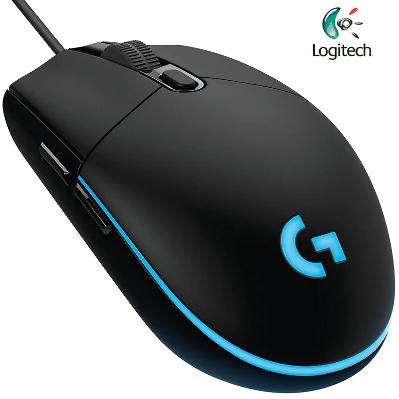Оригинальная игровая проводная мышь Logitech G102 оптическая с поддержкой рабочего