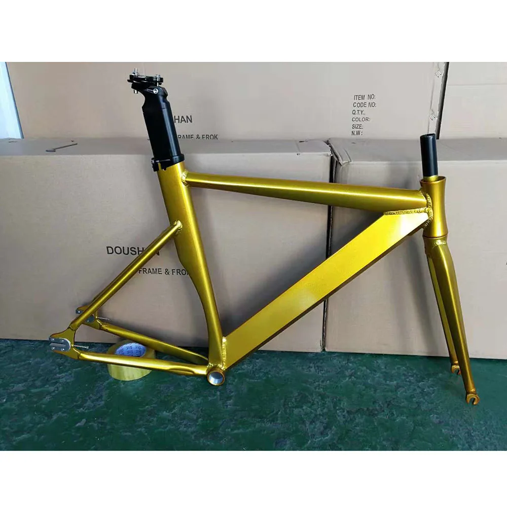 Велосипедная Рама Fixie 52 см 56 рама для трекового велосипеда из алюминиевого сплава