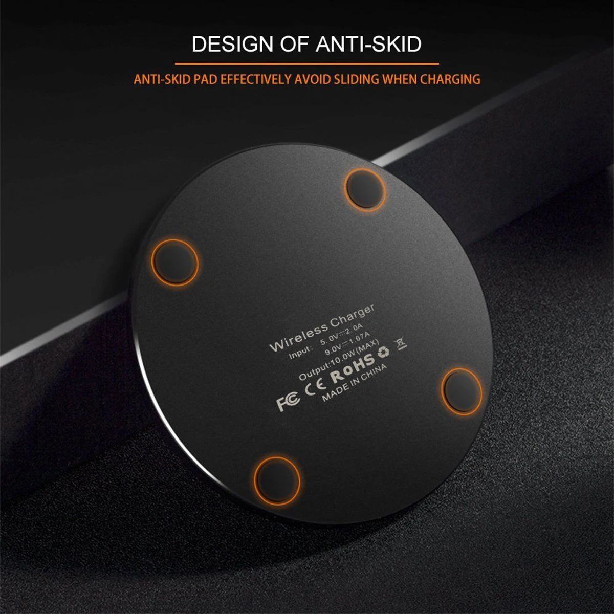 

10W QI Quick Charging Wireless Charger for iPhone 11 Xs Max X XR XS 8 Plus Fast Wireless Charger Charging Pad