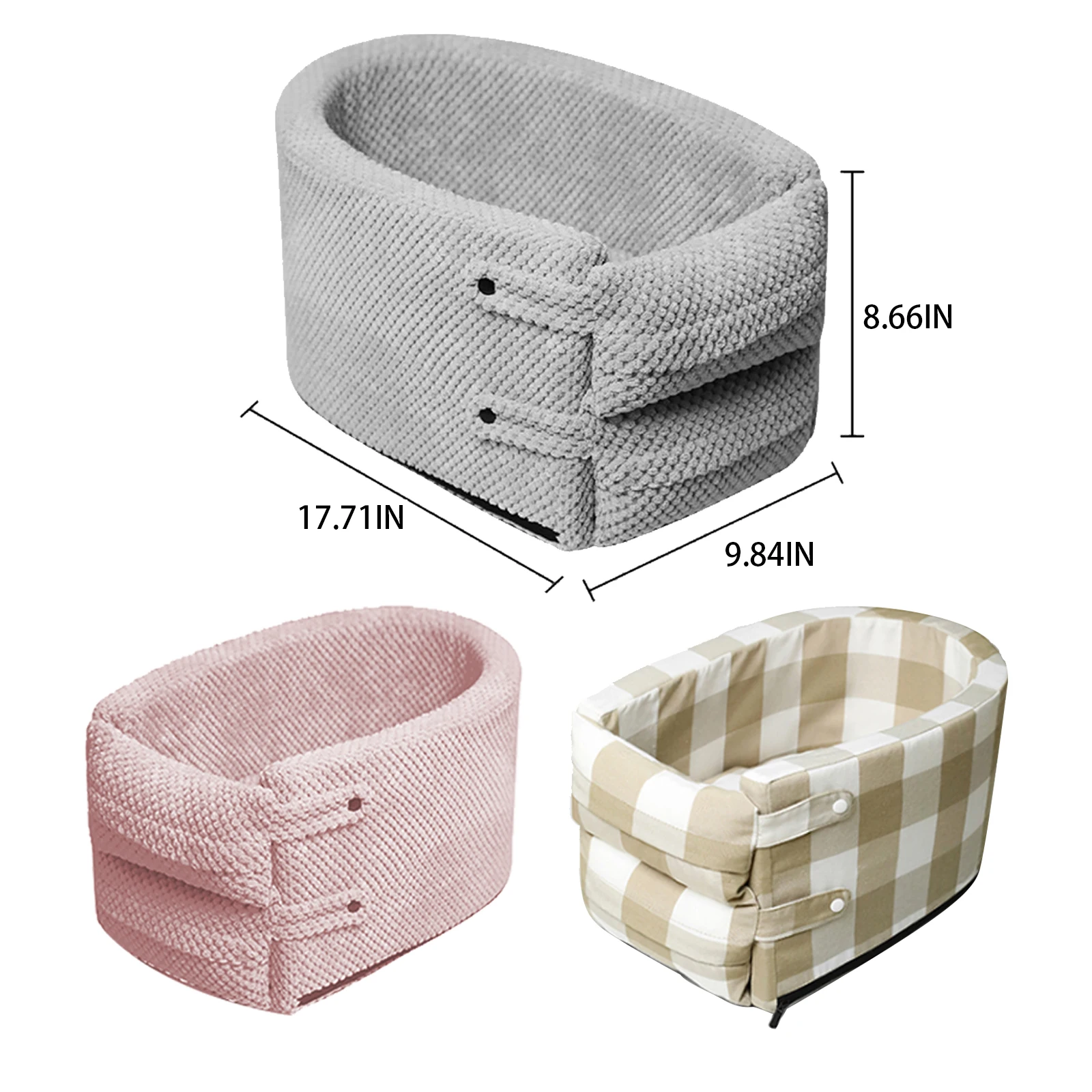 

Small Dog Dog Car Artifact Cat Safety Seat Car Central Control Anti-dirty Cushion Pet Car Mat Kennel