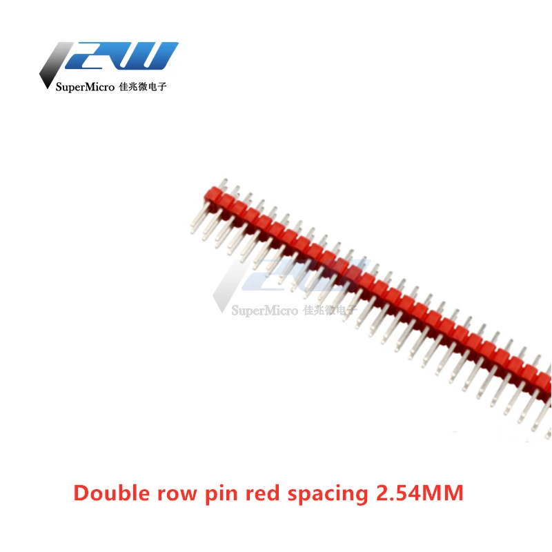 Бесплатная доставка 10 шт. 40Pin 1x4 0/2x40P красочный Однорядный/двухрядный штекер 2 54