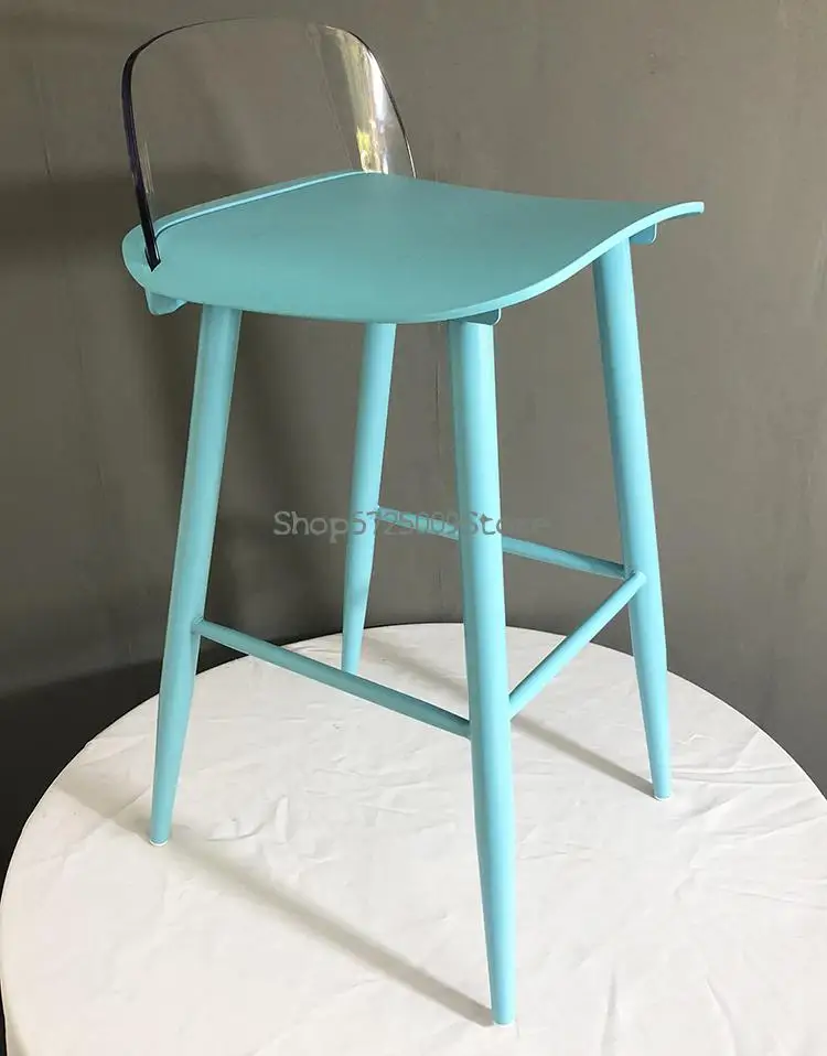 Скандинавские минималистичные барные стулья домашние дизайнерские прозрачные