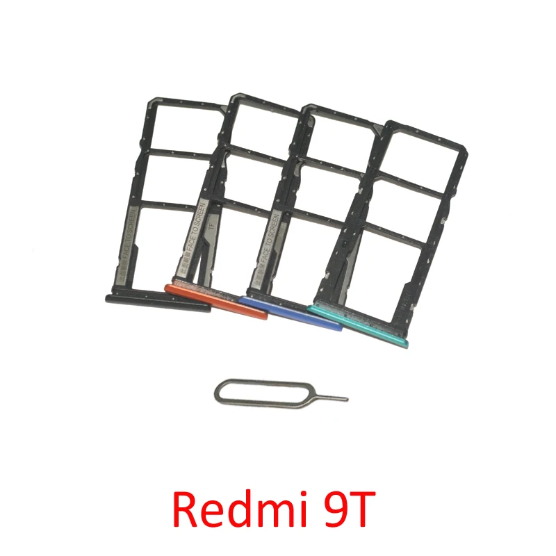Слот для SIM-карты Xiaomi Redmi 9T оригинальный телефон новый чип Micro SD адаптер держатель