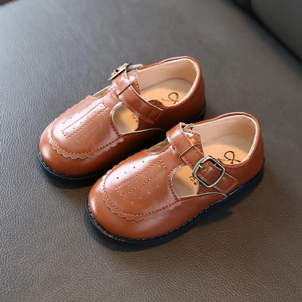 Обувь для малышей детей девочек мальчиков обувь из искусственной кожи