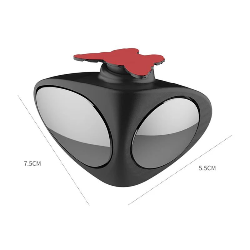 2 в 1 Автомобильное Зеркало для слепых зон широкоугольное зеркало с поворотом на