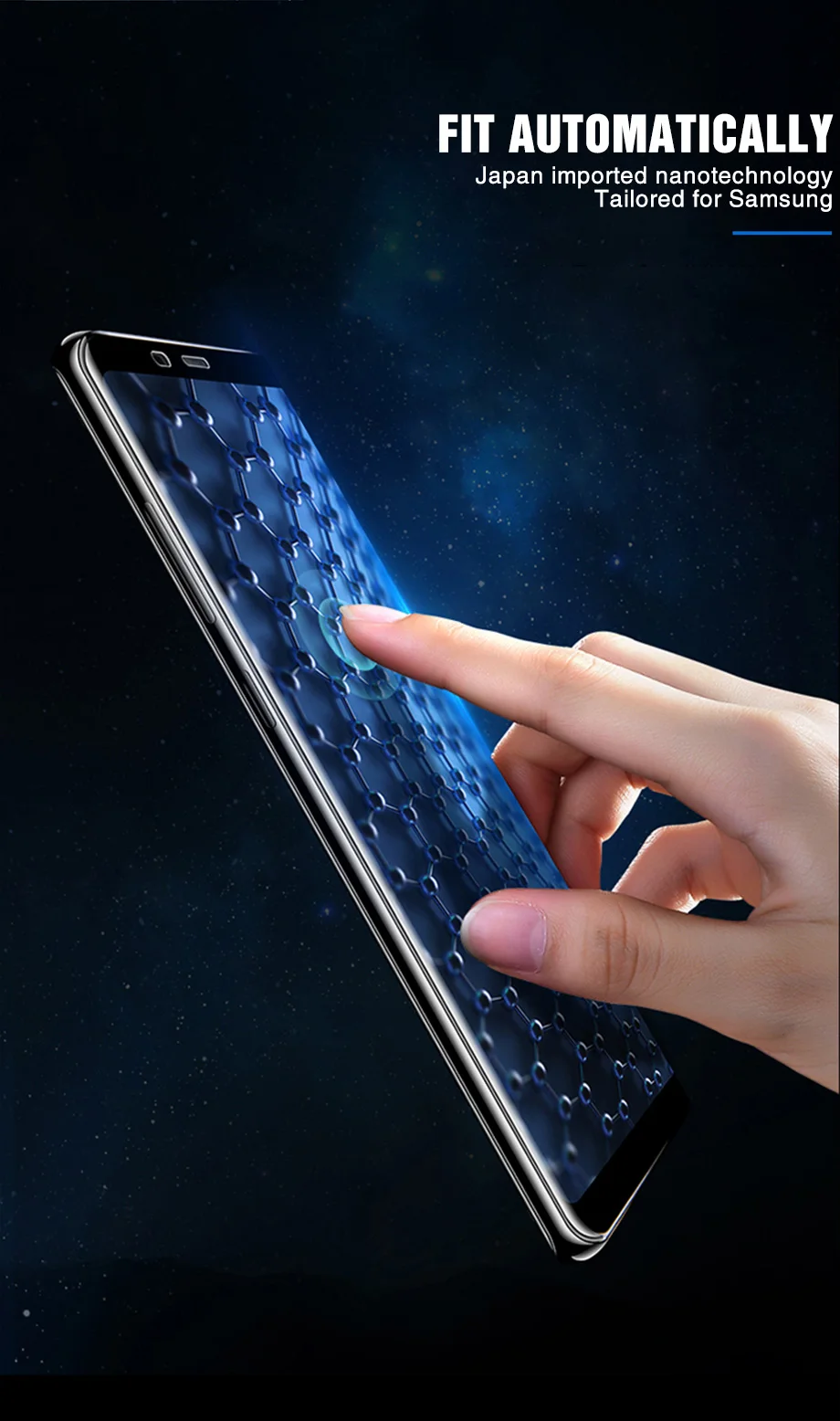 40D полностью изогнутое закаленное стекло для samsung Galaxy S9 S8 Plus Note 9 8 Защитная пленка для экрана для samsung S7 S6 Edge S9 защитная пленка